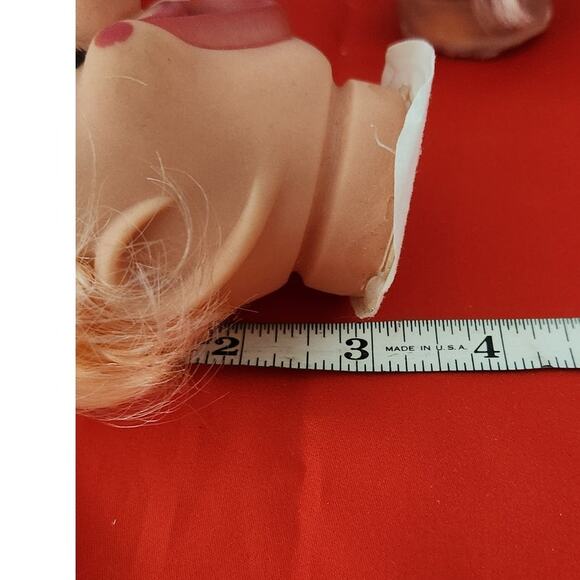 Vintage Lot of 2 Vinyl Clown Head for‎ Crafting NOS - Picture 3 of 6